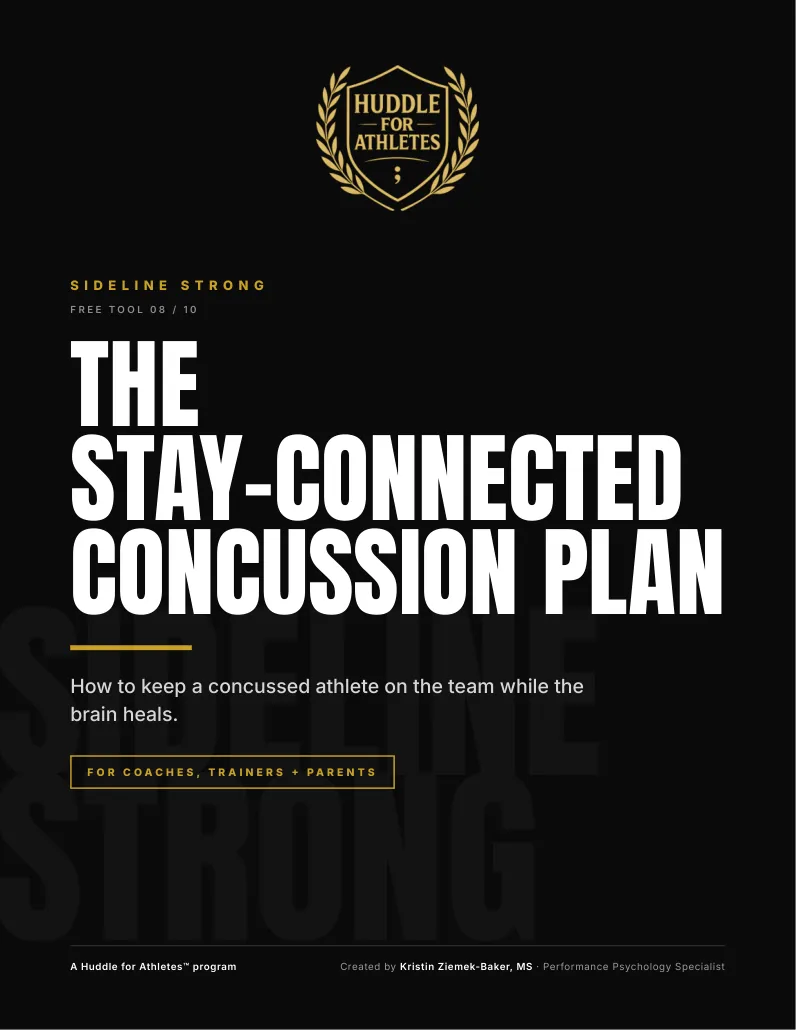 Cover of Stay-Connected Concussion Plan resource