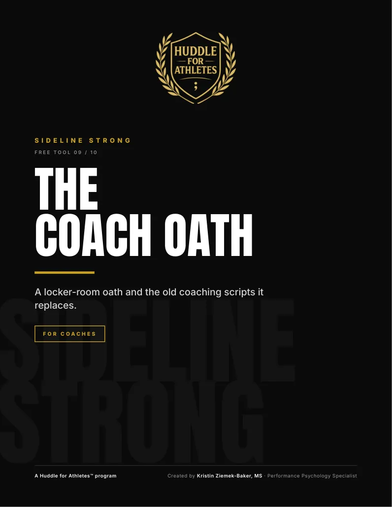 Cover of The Coach Oath resource
